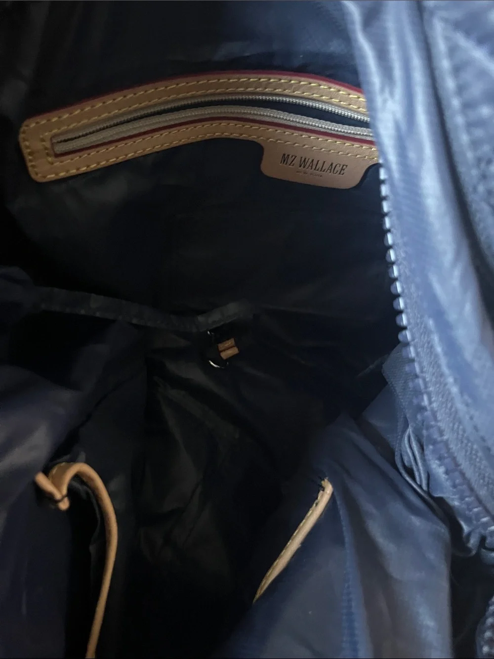 MZ Wallace Quilted Navy Tote